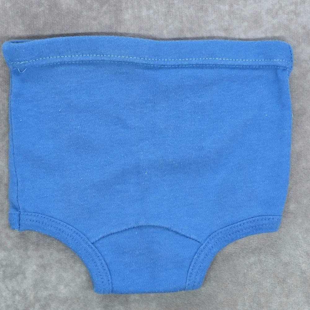 Vintage Blue Baby Diaper Cover Shorts
